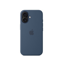 Чохол для смартфона Silicone Full Case AAA MagSafe IC for iPhone 16 Dark Blue (Orig16Blue)