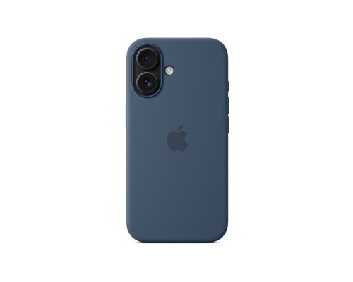 Чохол для смартфона Silicone Full Case AAA MagSafe IC for iPhone 16 Dark Blue (Orig16Blue)