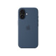 Чохол для смартфона Silicone Full Case AAA MagSafe IC for iPhone 16 Dark Blue (Orig16Blue)