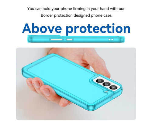 Чохол для смартфона Cosmic Clear Color 2 mm for Samsung Galaxy S23 Plus Transparent Blue (ClearColorS23PTrBlue)