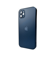 Чохол для смартфона AG Glass Matt Frame Color Logo for Apple iPhone 11 Navy Blue (AGMattFrameiP11Blue)