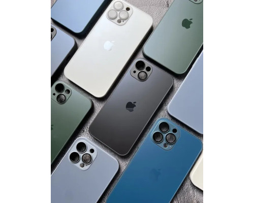Чохол для смартфона AG Glass Matt Frame Color Logo for Apple iPhone 11 Navy Blue (AGMattFrameiP11Blue)
