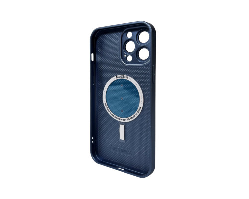 Чохол для смартфона AG Glass Matt Frame Color MagSafe Logo for Apple iPhone 13 Pro Max Navy Blue (AGMattFrameMGiP13PMDBlue)