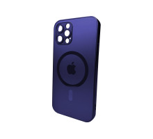 Чохол для смартфона AG Glass Matt Frame Color MagSafe Logo for Apple iPhone 12 Pro Deep Purple (AGMattFrameMGiP12PDPurple)