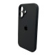 Чохол для смартфона Silicone Full Case AA Camera Protect for Apple iPhone 16 12,Dark Grey (FullAAi16-12)