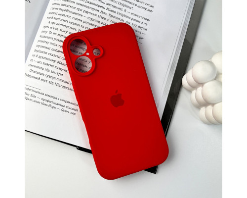 Чохол для смартфона Silicone Full Case AA Camera Protect for Apple iPhone 16 11,Red (FullAAi16-11)