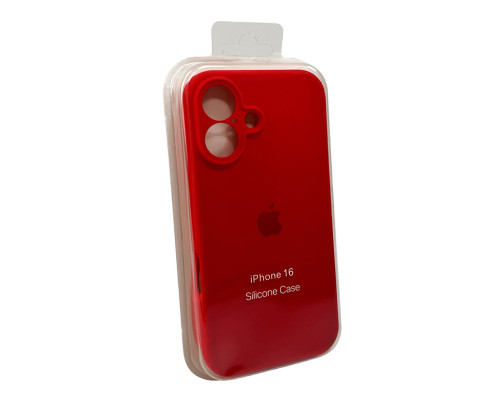 Чохол для смартфона Silicone Full Case AA Camera Protect for Apple iPhone 16 11,Red (FullAAi16-11)