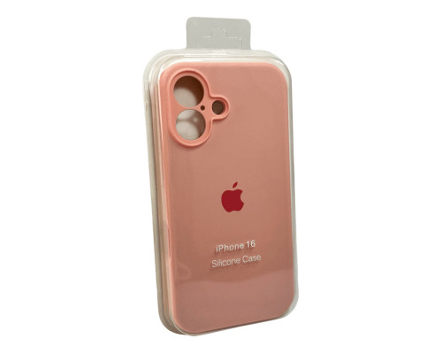 Чохол для смартфона Silicone Full Case AA Camera Protect for Apple iPhone 16 37,Grapefruit (FullAAi16-37)