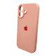 Чохол для смартфона Silicone Full Case AA Camera Protect for Apple iPhone 16 37,Grapefruit (FullAAi16-37)