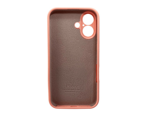 Чохол для смартфона Silicone Full Case AA Camera Protect for Apple iPhone 16 37,Grapefruit (FullAAi16-37)