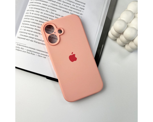 Чохол для смартфона Silicone Full Case AA Camera Protect for Apple iPhone 16 37,Grapefruit (FullAAi16-37)