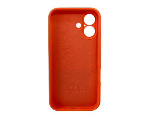 Чохол для смартфона Silicone Full Case AA Camera Protect for Apple iPhone 16 52,Orange (FullAAi16-52)