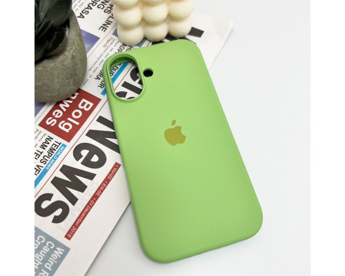 Чохол для смартфона Silicone Full Case AA Open Cam for Apple iPhone 16 1,Mint (FullOpenAAi16-1)