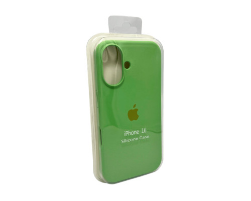 Чохол для смартфона Silicone Full Case AA Open Cam for Apple iPhone 16 1,Mint (FullOpenAAi16-1)