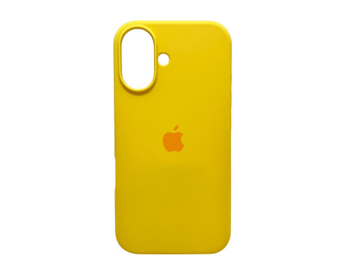 Чохол для смартфона Silicone Full Case AA Open Cam for Apple iPhone 16 4,Yellow (FullOpenAAi16-4)