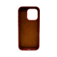 Чохол для смартфона Silicone Full Case AA Open Cam for Apple iPhone 16 Pro Max 42,Saddle Brown (FullOpenAAi16PM-42)