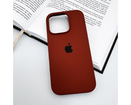 Чохол для смартфона Silicone Full Case AA Open Cam for Apple iPhone 16 Pro Max 42,Saddle Brown (FullOpenAAi16PM-42)