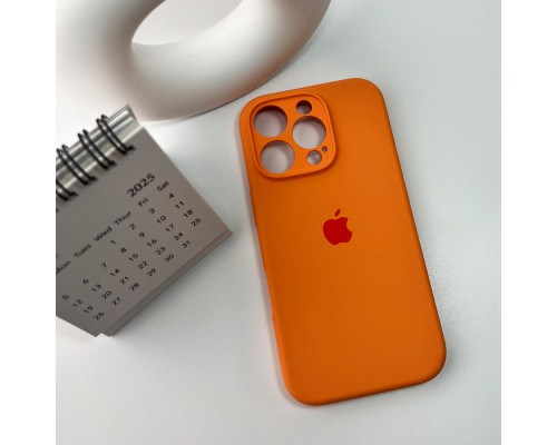 Чохол для смартфона Silicone Full Case AA Camera Protect for Apple iPhone 16 Pro 34,Papaya (FullAAi16P-34)