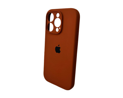 Чохол для смартфона Silicone Full Case AA Camera Protect for Apple iPhone 16 Pro 42,Saddle Brown (FullAAi16P-42)