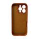 Чохол для смартфона Silicone Full Case AA Camera Protect for Apple iPhone 16 Pro 42,Saddle Brown (FullAAi16P-42)