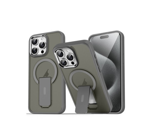 Чохол для смартфона Cosmic Magnetic Stand for Apple iPhone 15 Pro Max Grey (MagStand15PMGrey)