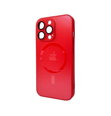 Чохол для смартфона AG Glass Matt Frame Color MagSafe Logo for Apple iPhone 13 Pro Cola Red (AGMattFrameMGiP13PRed)