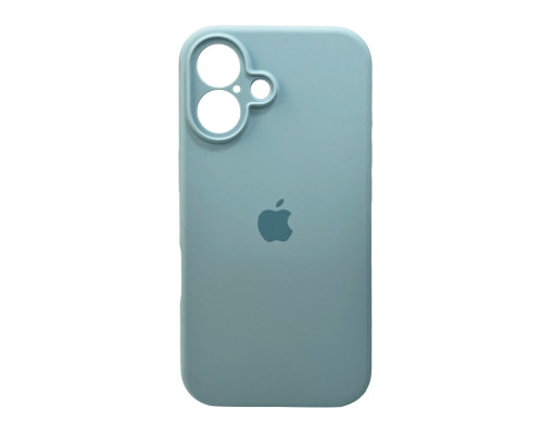 Чохол для смартфона Silicone Full Case AA Camera Protect for Apple iPhone 16 27,Mist Blue (FullAAi16-27)