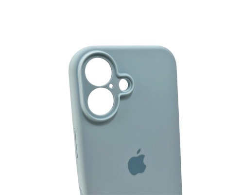 Чохол для смартфона Silicone Full Case AA Camera Protect for Apple iPhone 16 27,Mist Blue (FullAAi16-27)