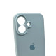 Чохол для смартфона Silicone Full Case AA Camera Protect for Apple iPhone 16 27,Mist Blue (FullAAi16-27)