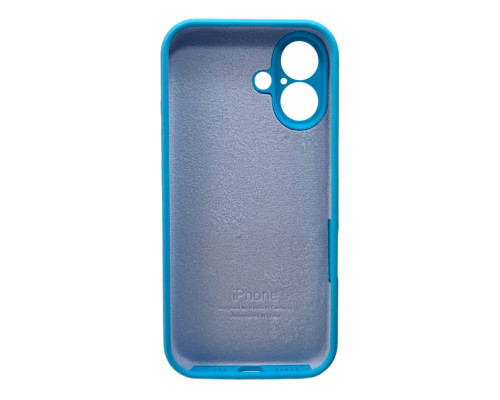 Чохол для смартфона Silicone Full Case AA Camera Protect for Apple iPhone 16 49,Cornflower (FullAAi16-49)