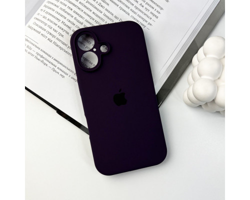 Чохол для смартфона Silicone Full Case AA Camera Protect for Apple iPhone 16 59,Berry Purple (FullAAi16-59)