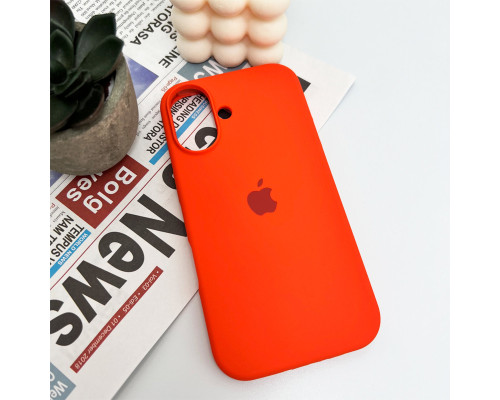 Чохол для смартфона Silicone Full Case AA Open Cam for Apple iPhone 16 2,Apricot (FullOpenAAi16-2)