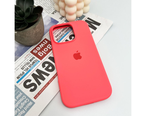 Чохол для смартфона Silicone Full Case AA Open Cam for Apple iPhone 16 Pro Max 50,Pink Orange (FullOpenAAi16PM-50)