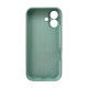Чохол для смартфона Silicone Full Case AA Camera Protect for Apple iPhone 16 13,Turquoise (FullAAi16-13)
