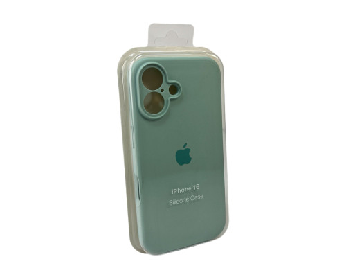 Чохол для смартфона Silicone Full Case AA Camera Protect for Apple iPhone 16 13,Turquoise (FullAAi16-13)
