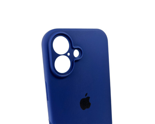Чохол для смартфона Silicone Full Case AA Camera Protect for Apple iPhone 16 55,Mid Black (FullAAi16-55)