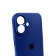 Чохол для смартфона Silicone Full Case AA Camera Protect for Apple iPhone 16 55,Mid Black (FullAAi16-55)
