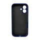 Чохол для смартфона Silicone Full Case AA Camera Protect for Apple iPhone 16 55,Mid Black (FullAAi16-55)
