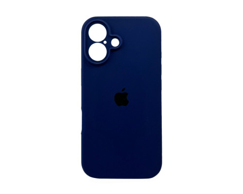 Чохол для смартфона Silicone Full Case AA Camera Protect for Apple iPhone 16 55,Mid Black (FullAAi16-55)