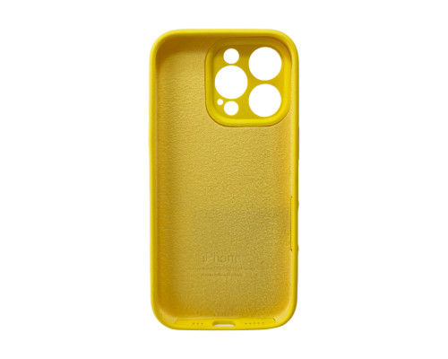 Чохол для смартфона Silicone Full Case AA Camera Protect for Apple iPhone 16 Pro 33,Canary Yellow (FullAAi16P-33)