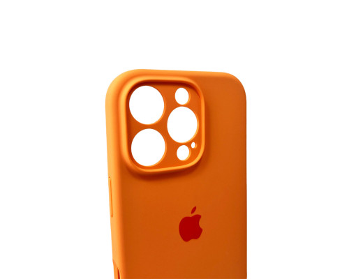 Чохол для смартфона Silicone Full Case AA Camera Protect for Apple iPhone 16 Pro Max 34,Papaya (FullAAi16PM-34)