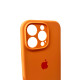 Чохол для смартфона Silicone Full Case AA Camera Protect for Apple iPhone 16 Pro Max 34,Papaya (FullAAi16PM-34)