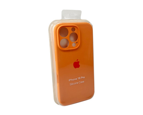 Чохол для смартфона Silicone Full Case AA Camera Protect for Apple iPhone 16 Pro Max 34,Papaya (FullAAi16PM-34)