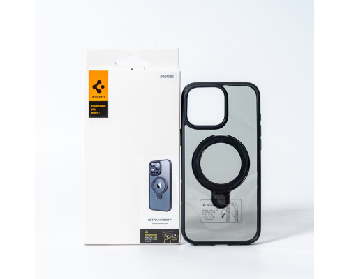 Чохол для смартфона Spigen AAA Magnetic Ring for Apple iPhone 16 All Black (SPGMGRING16AllBlack)