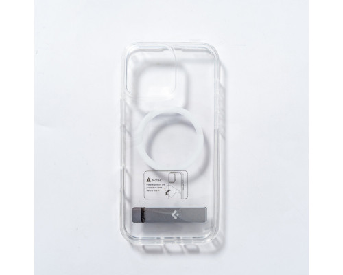 Чохол Spigen AAA Magnetic Clear Stand for Apple iPhone 12/12 Pro Transparent (SPGCLST12)