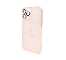 Чохол для смартфона AG Glass Matt Frame Color MagSafe Logo for Apple iPhone 13 Pro Max Chanel Pink (AGMattFrameMGiP13PMPink)