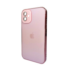 Чохол для смартфона AG Glass Sapphire Frame MagSafe Logo for Apple iPhone 12 Pink (AGSappiFRP12Pink)