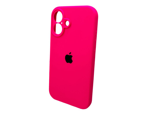 Чохол для смартфона Silicone Full Case AA Camera Protect for Apple iPhone 16 23,Shiny Pink (FullAAi16-23)