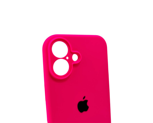 Чохол для смартфона Silicone Full Case AA Camera Protect for Apple iPhone 16 23,Shiny Pink (FullAAi16-23)