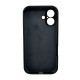 Чохол для смартфона Silicone Full Case AA Camera Protect for Apple iPhone 16 14,Black (FullAAi16-14)